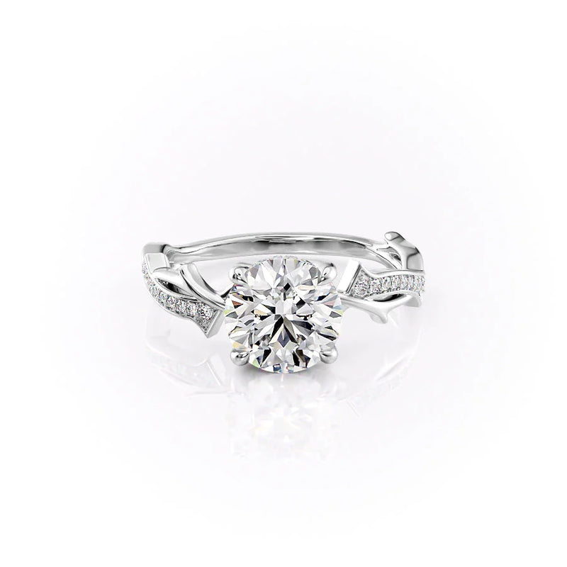 Enchanted Vine Solitaire Ring