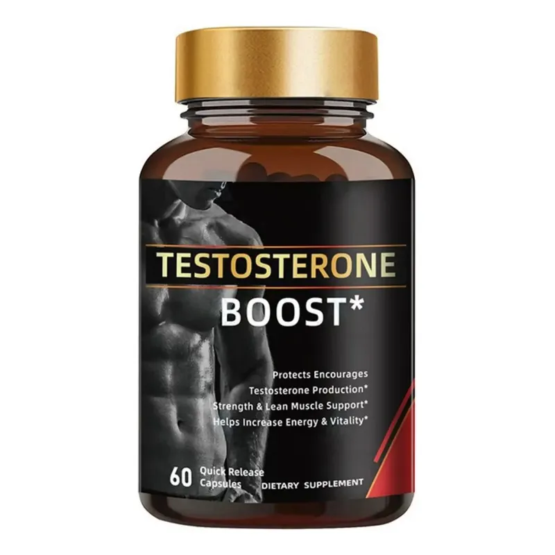 テストステロン・ブースト (Testosterone Boost) - クイックリリース処方 強力精力＆筋力サポート 60カプセル/瓶