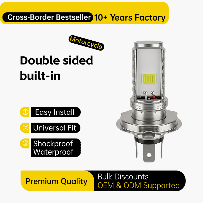 JEAI Dual-Sided LED Motorcycle Headlight Bulb