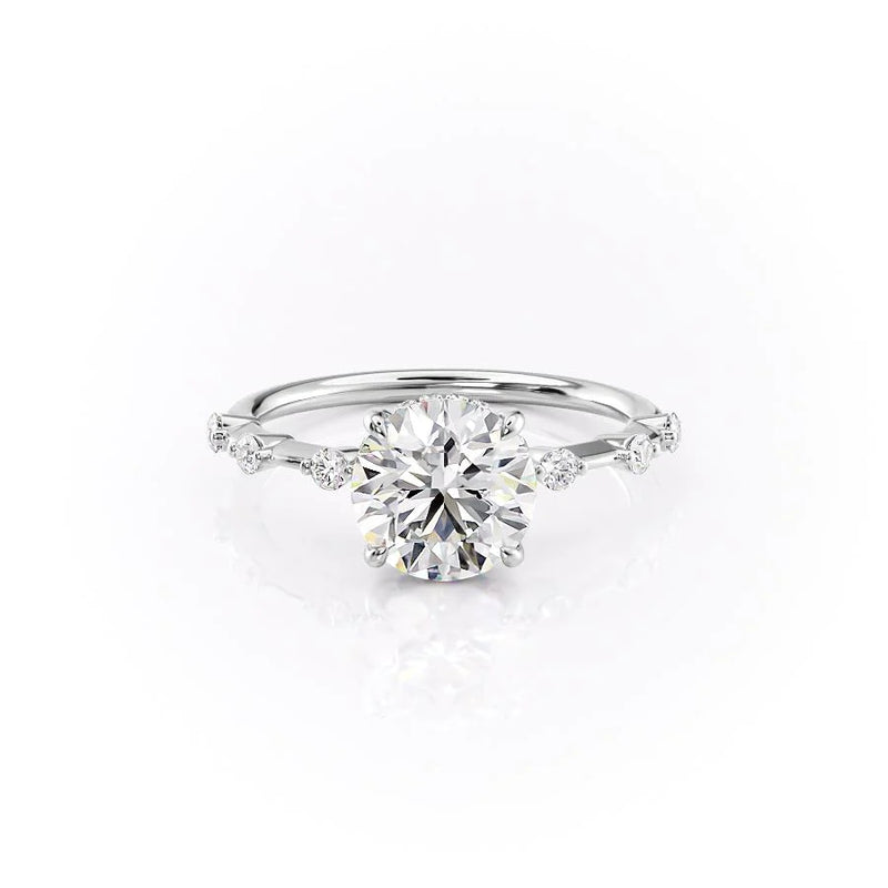 Classic Pavé Hidden Halo Engagement Ring