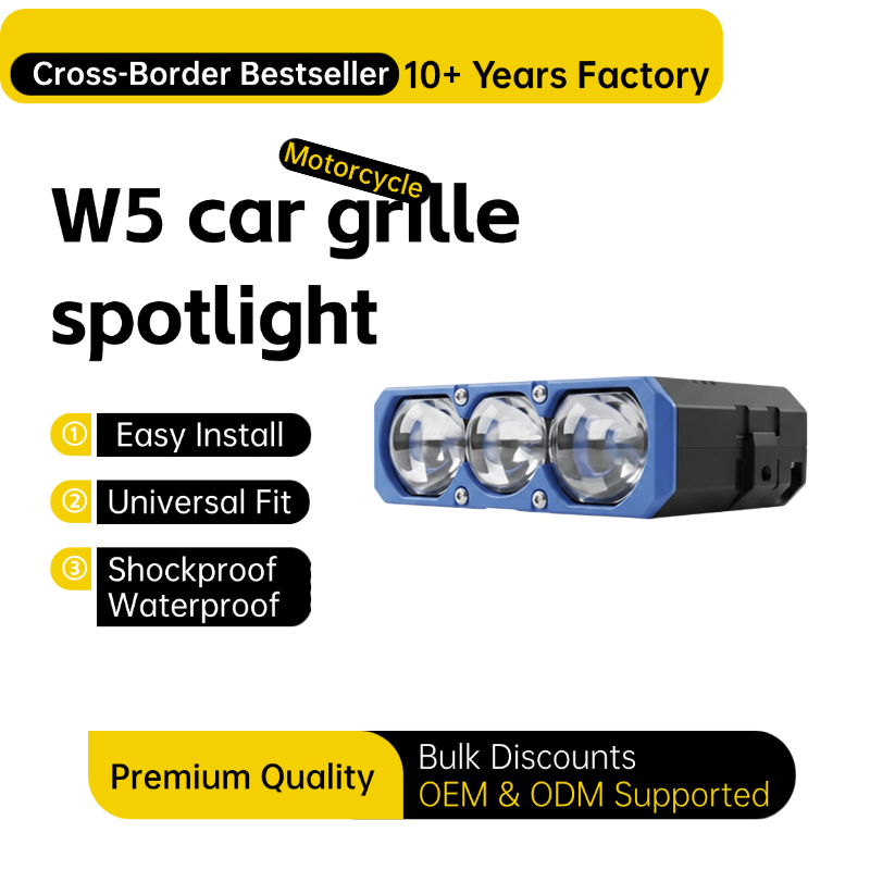 JEAI S5 Projector Lens LED Motorcycle Spotlight