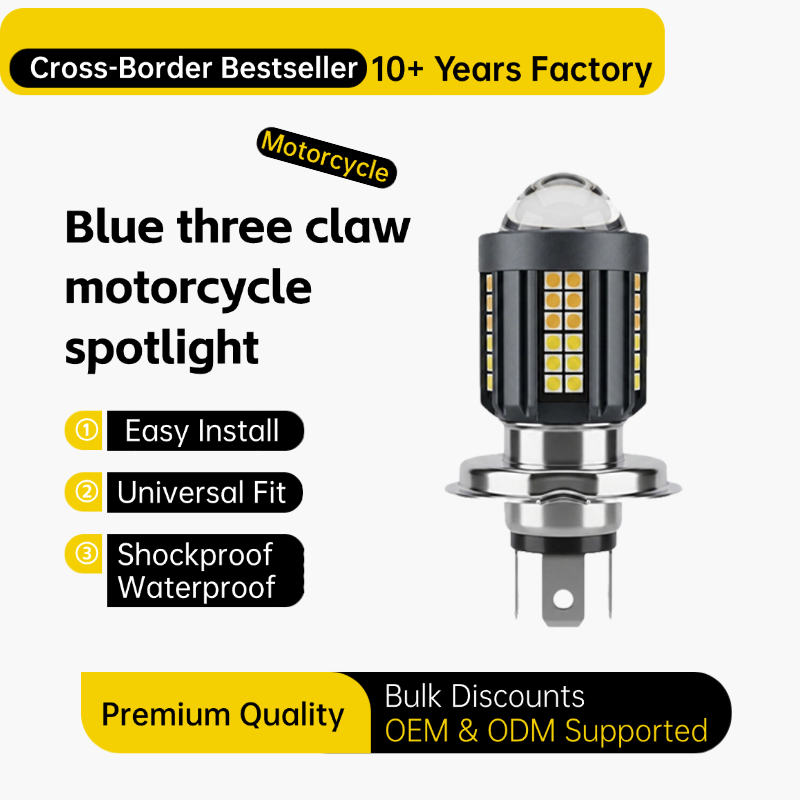 JEAI Hidden Mini Bullet LED Motorcycle Spotlight