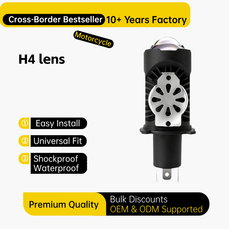 JEAI H4 Projector LED Motorcycle Headlight Bulb